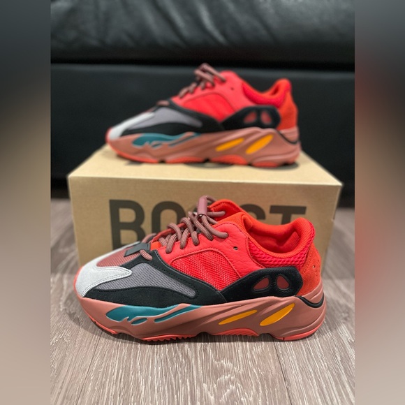 adidas gazelle silver green womens adidas Yeezy Boost 700 Hi-Res Red main image 0